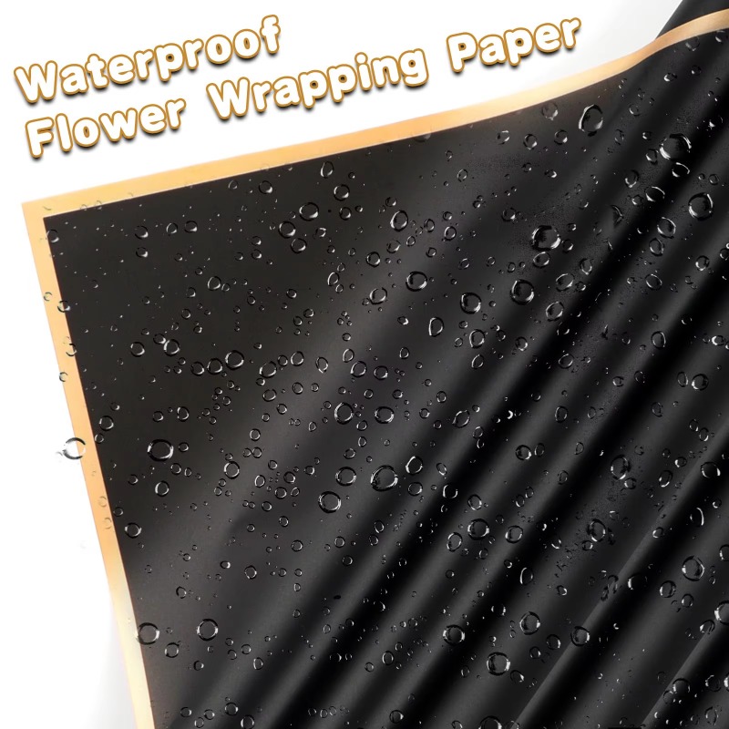 กระดาษห่อดอกไม้สีดำ 20 แผ่น ขอ - Florist Flower Supply บทวิจารณ์และราคา