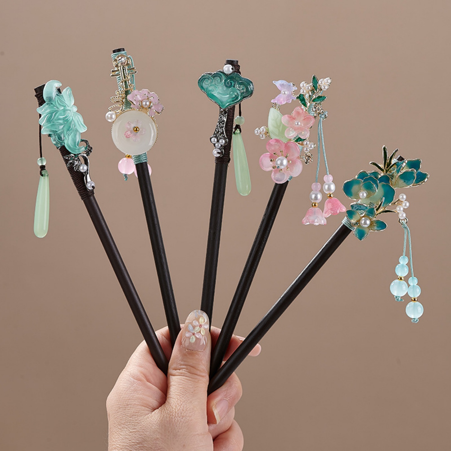 กิ๊บติดผมลายดอกไม้สไตล์วินเทจส - Supply Florist บทวิจารณ์และราคา